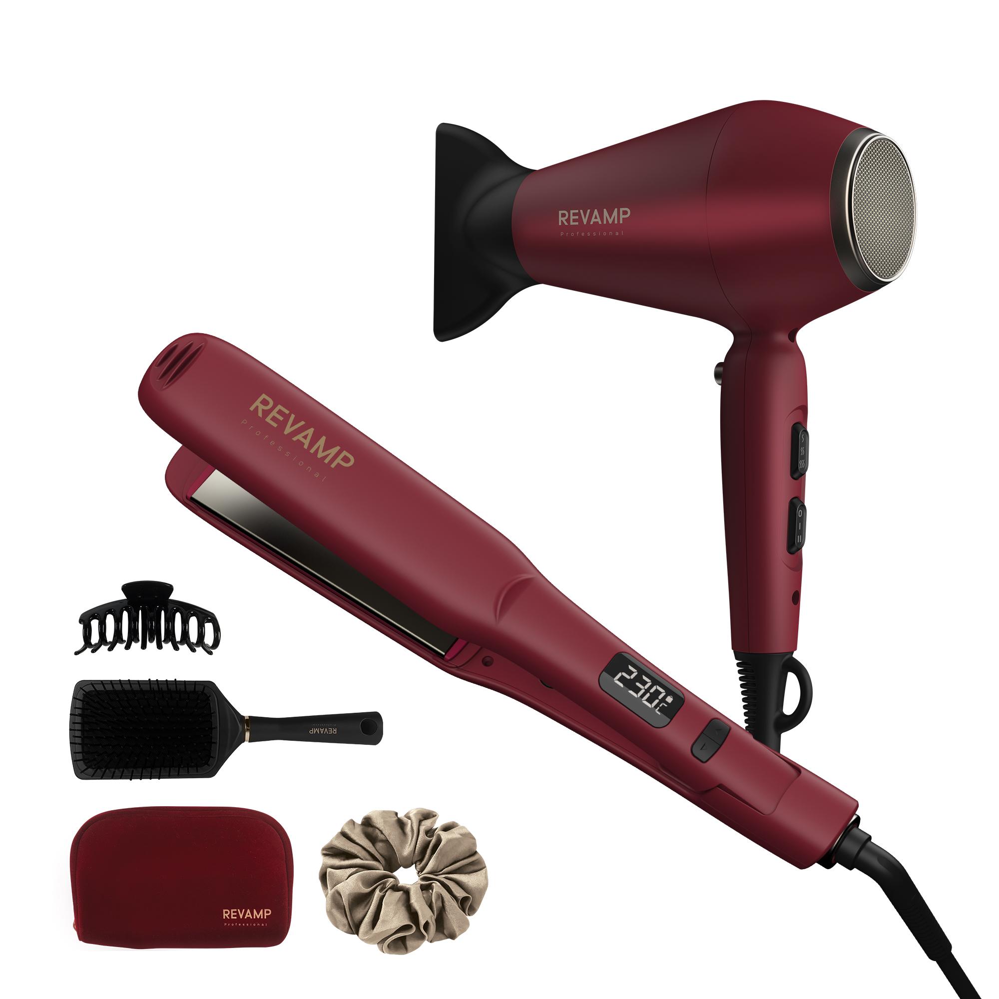 REVAMP Forever Love Hair Dryer & Straightener Gift Set review