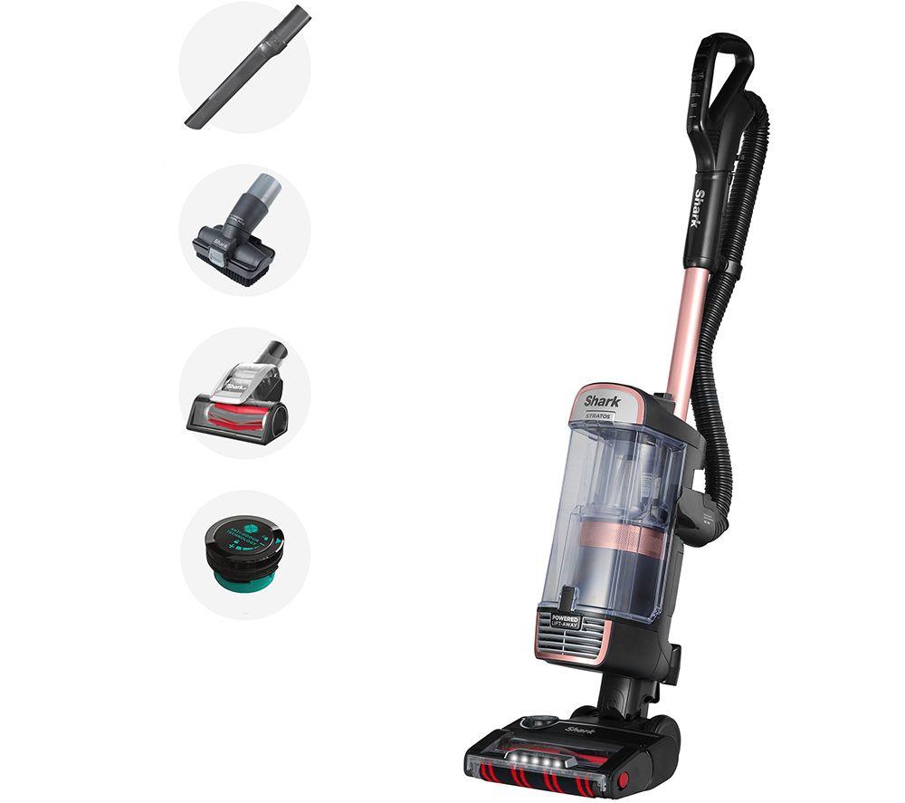 SHARK Stratos Anti Hair Wrap Pet Pro NZ860UKT Upright Bagless Vacuum Cleaner - Rose Gold, Gold,Black