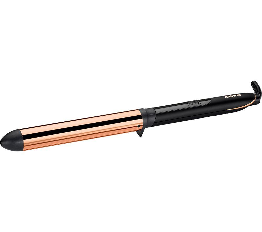 Buy BABYLISS Titanium Brilliance Waves 2356U Curling Wand Black Gold Currys