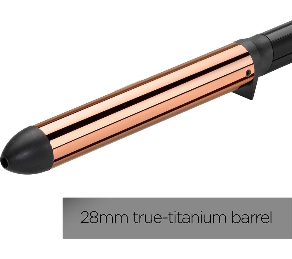 BABYLISS Titanium Brilliance Waves 2356U Curling Wand - Black & Gold image number 4 of 5