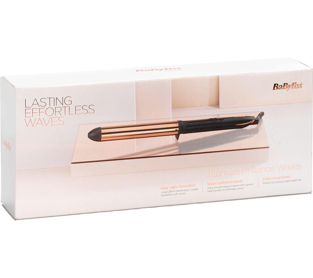 BABYLISS Titanium Brilliance Waves 2356U Curling Wand - Black & Gold image number 5 of 5