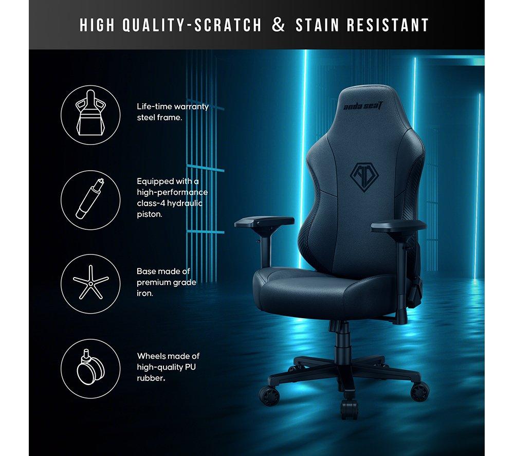 ANDASEAT Gravity Gaming Chair - Black image number 7 of 12