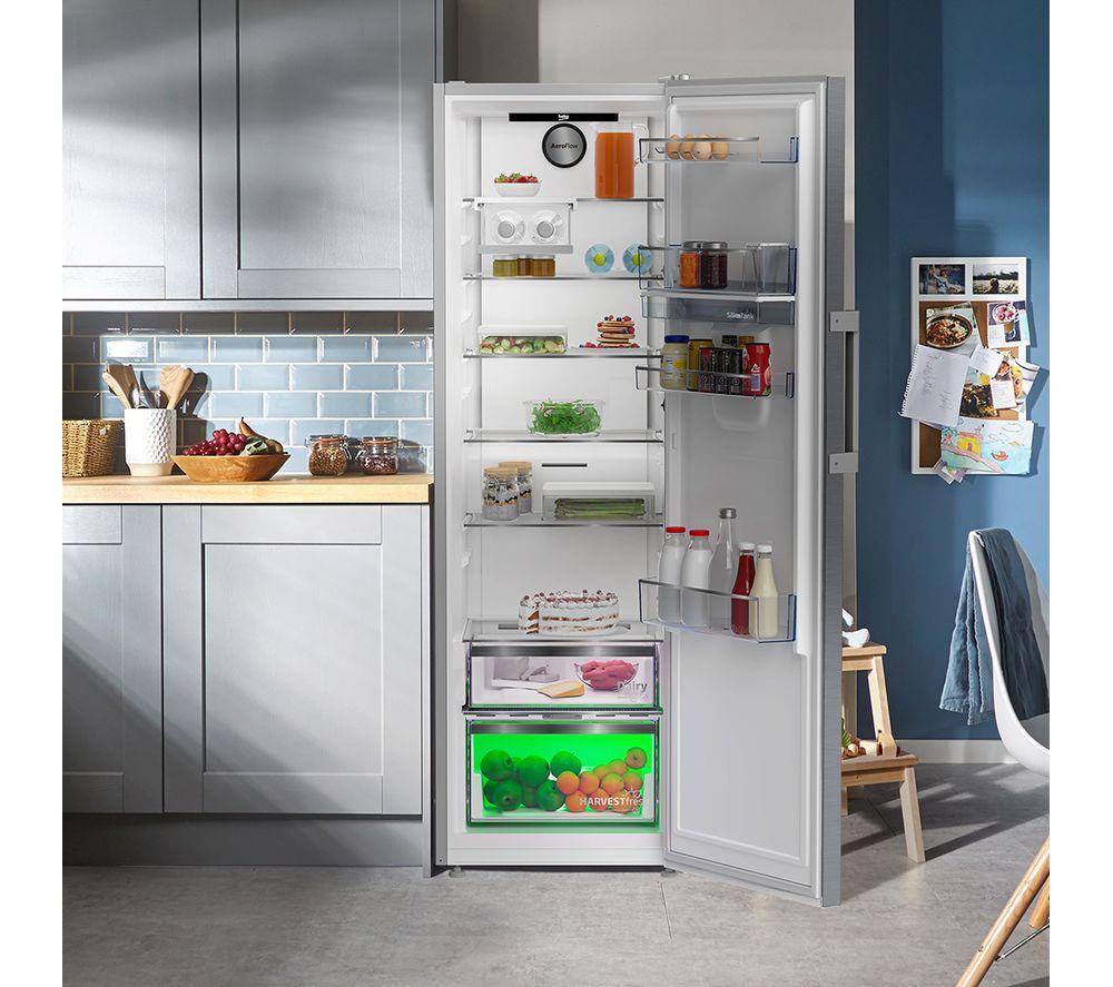 BEKO Pro HarvestFresh AeroFlow LNP5686LDVPS Tall Fridge - Stainless Steel image number 13 of 16
