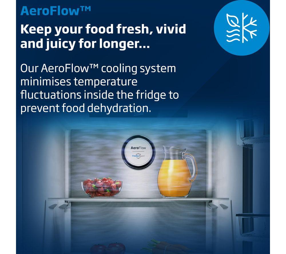 BEKO Pro HarvestFresh AeroFlow LNP5686LDVPS Tall Fridge - Stainless Steel image number 15 of 16
