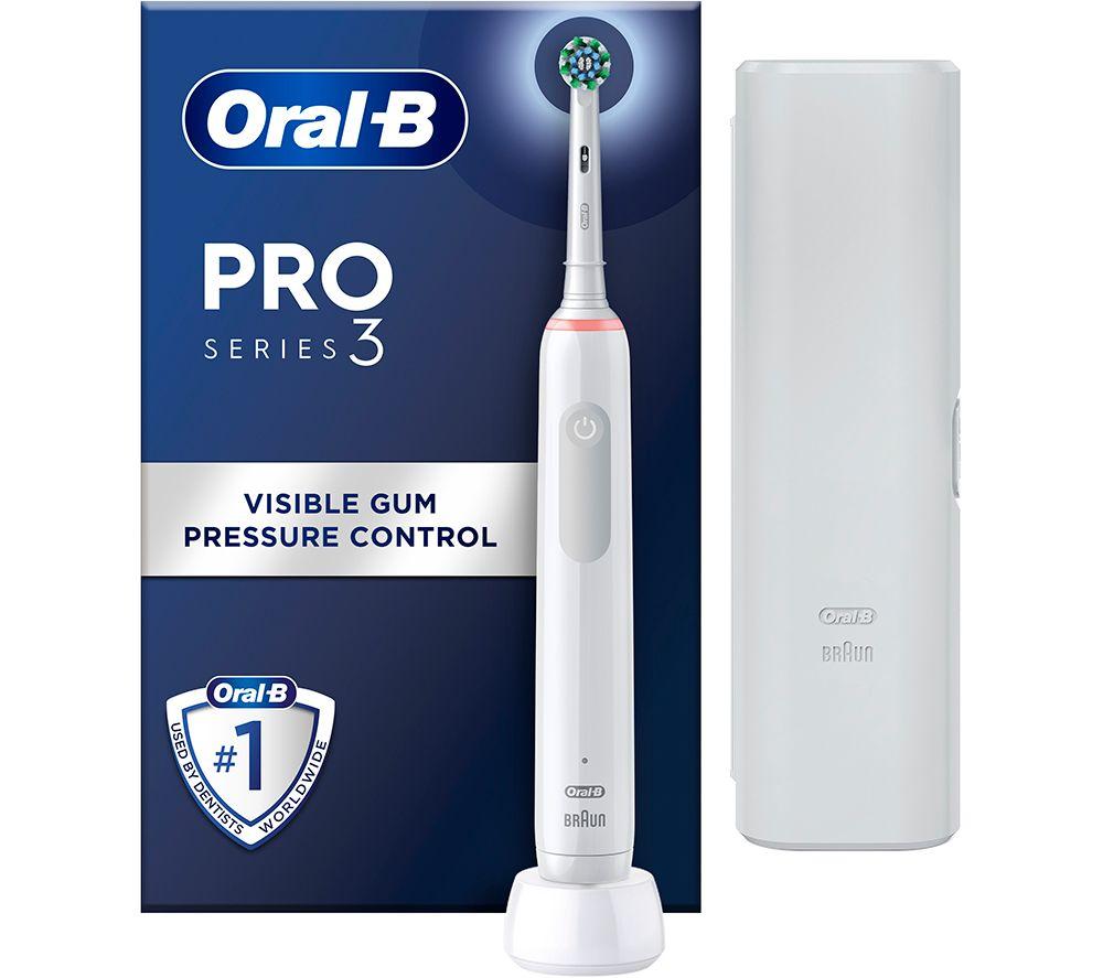 ORAL B Pro 3 3500 Electric Toothbrush - White, Black