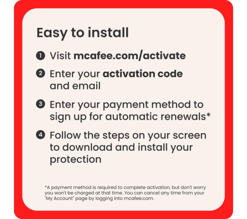 MCAFEE Internet Security - 2 years (automatic renewal) for 3 devices (download) image number 2 of 5