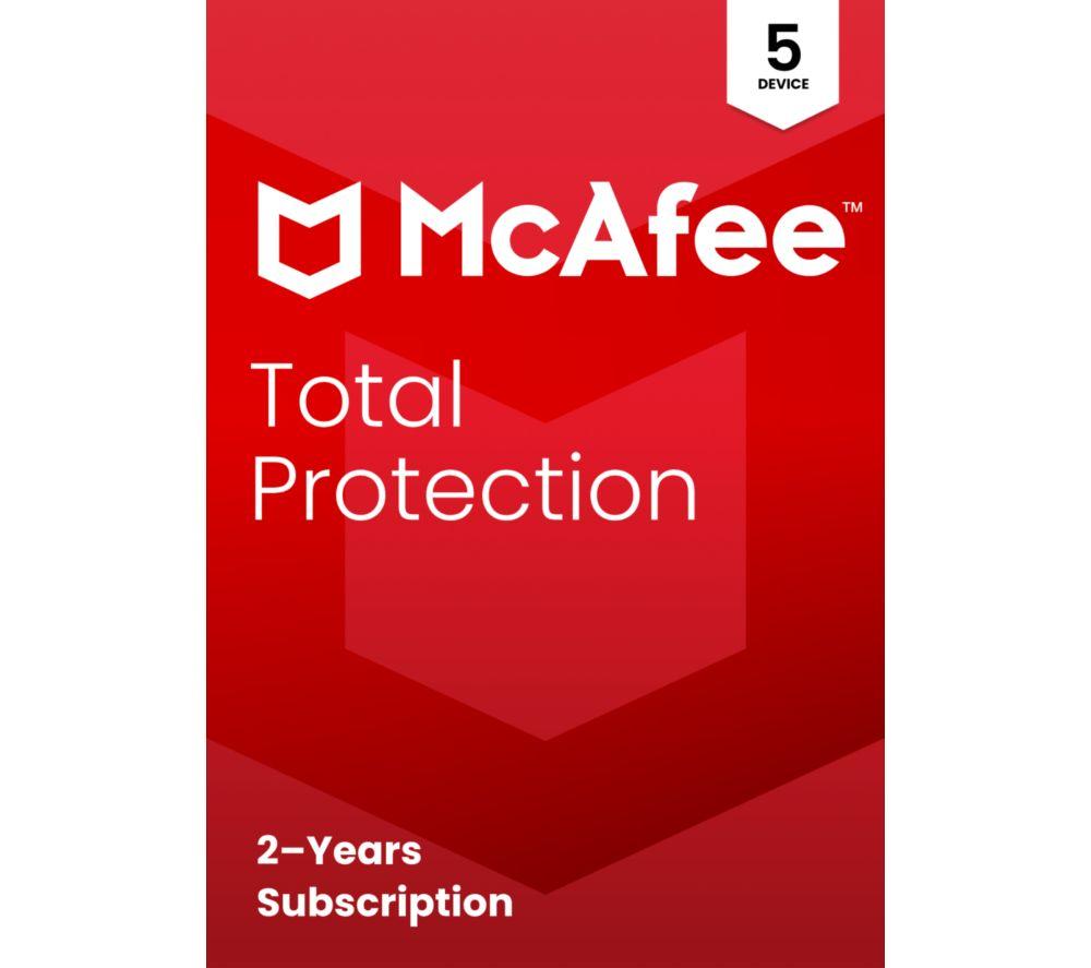 Buy MCAFEE Total Protection 2 years for 5 devices (download) Currys