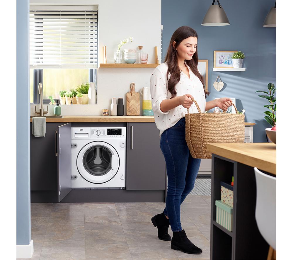BEKO Pro WTIK94121F Integrated WiFi-enabled 9 kg 1400 Spin Washing Machine - White image number 7 of 13