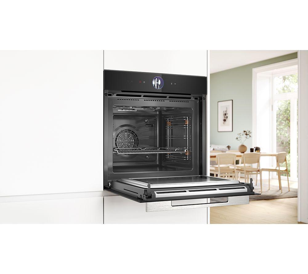 BOSCH Series 8 HMG7764B1B Electric Pyrolytic Smart Oven with Microwave - Black image number 4 of 16