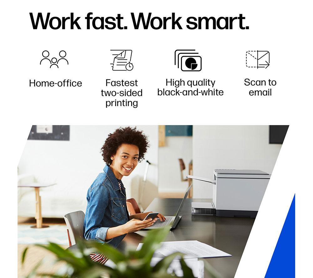 HP LaserJet M234DW Monochrome All-in-One Wireless Laser Printer image number 3 of 20