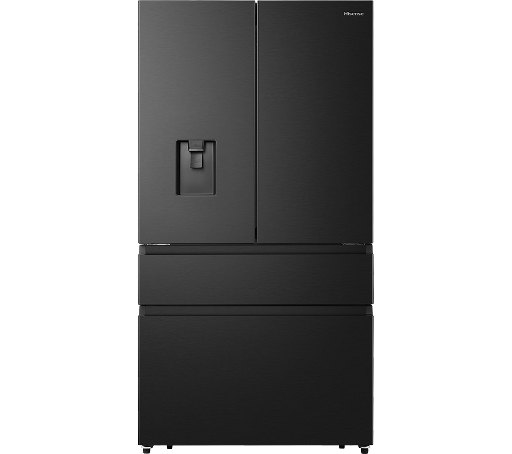 Black steel fridge deals freezer