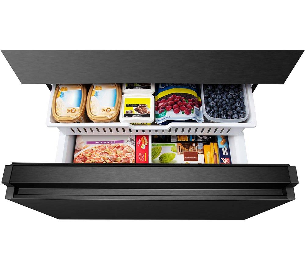 HISENSE PureFlat RF749N4SWFE Fridge Freezer - Black Stainless Steel image number 6 of 11