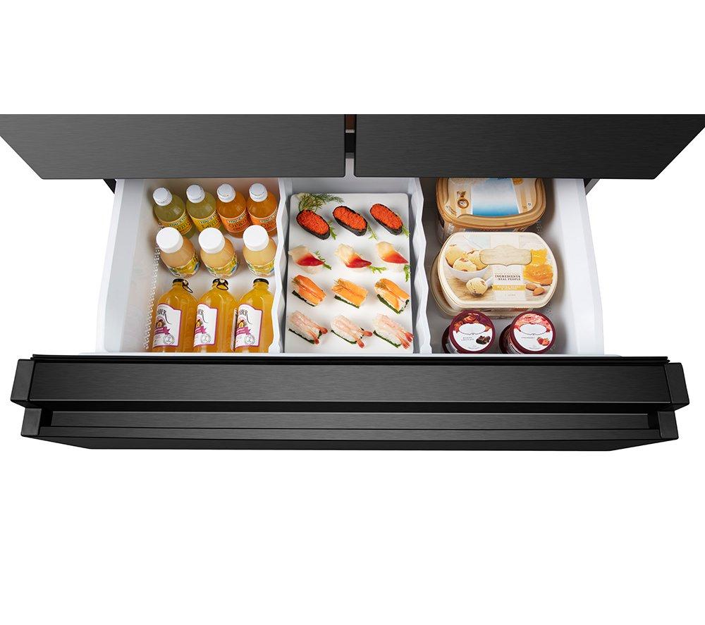 HISENSE PureFlat RF749N4SWFE Fridge Freezer - Black Stainless Steel image number 7 of 11