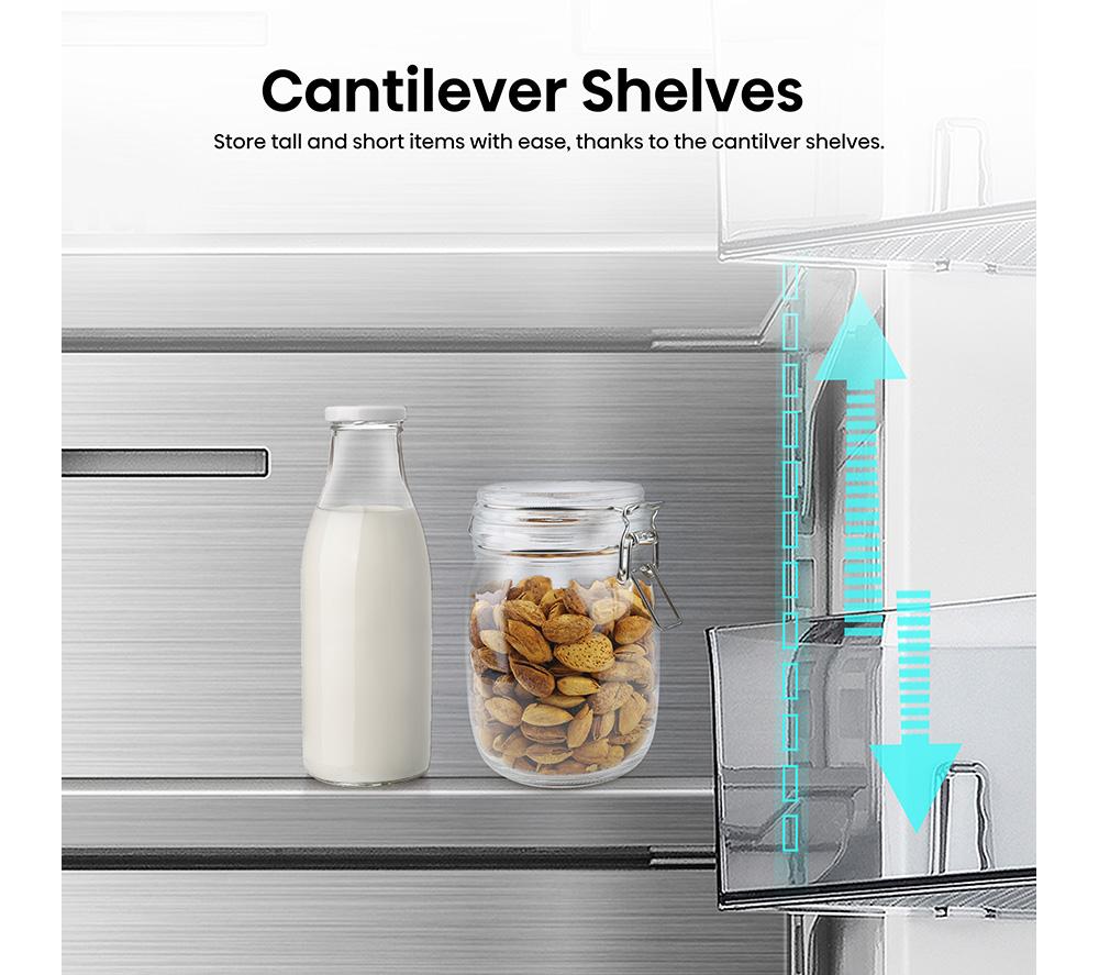 HISENSE PureFlat RF815N4SESE Smart Fridge Freezer - Stainless Steel image number 10 of 15