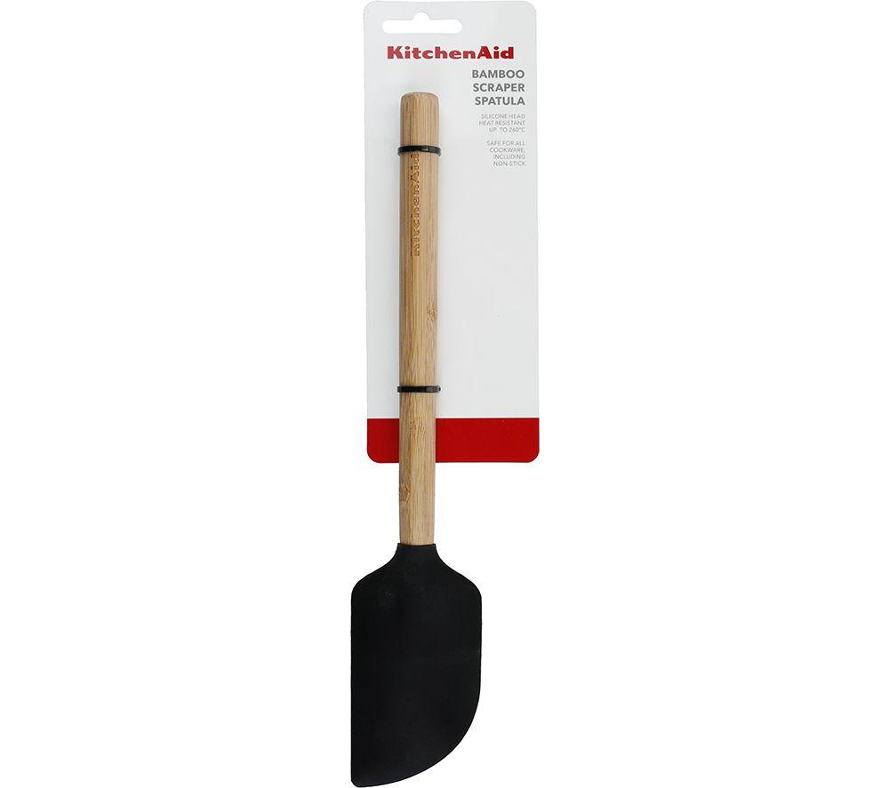 KITCHENAID KitchenAid Bamboo Scraper Spatula - Black image number 2 of 2