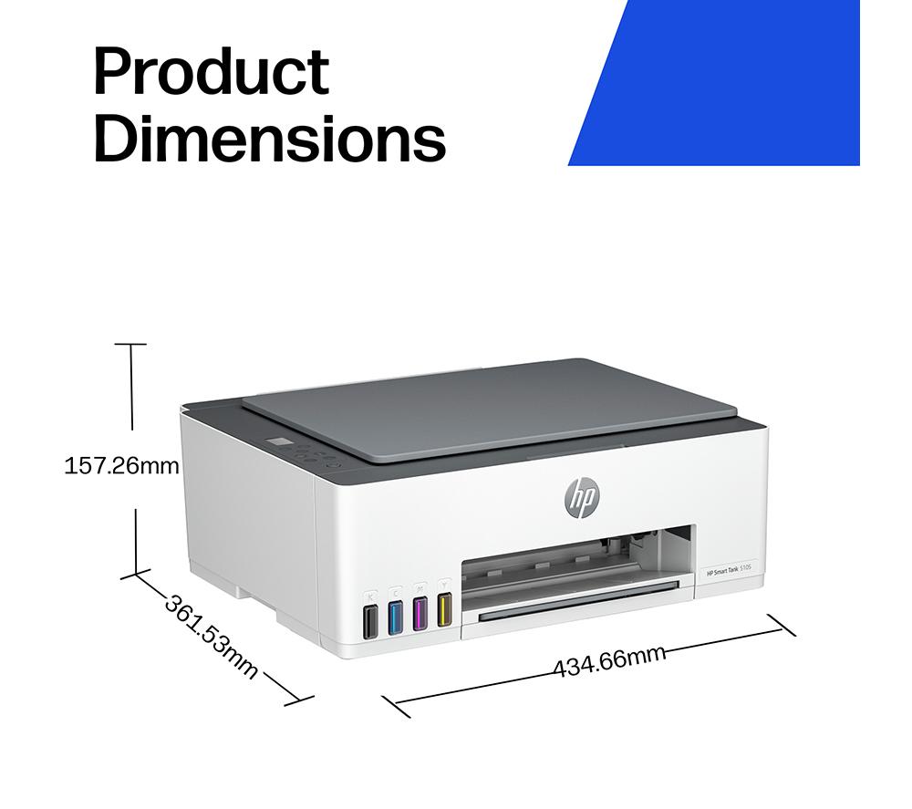 HP Smart Tank 5105 All-in-One Wireless Inkjet Printer image number 10 of 24