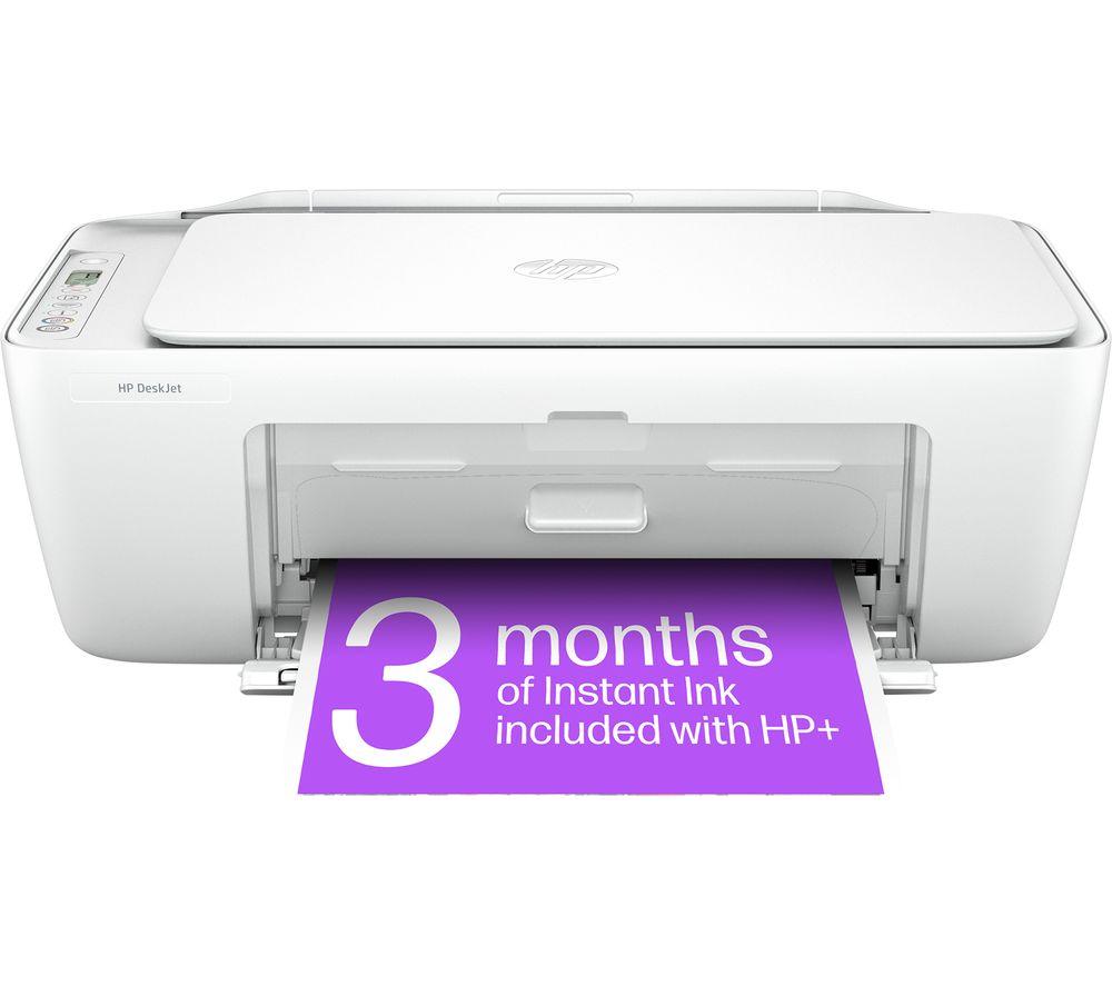 HP DeskJet 2810e All-in-One Wireless Inkjet Printer & Instant Ink with HP, White