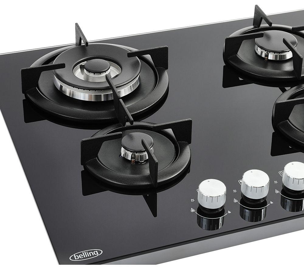 BELLING GTG603RI BLK 60 cm Gas Hob - Black image number 4 of 4