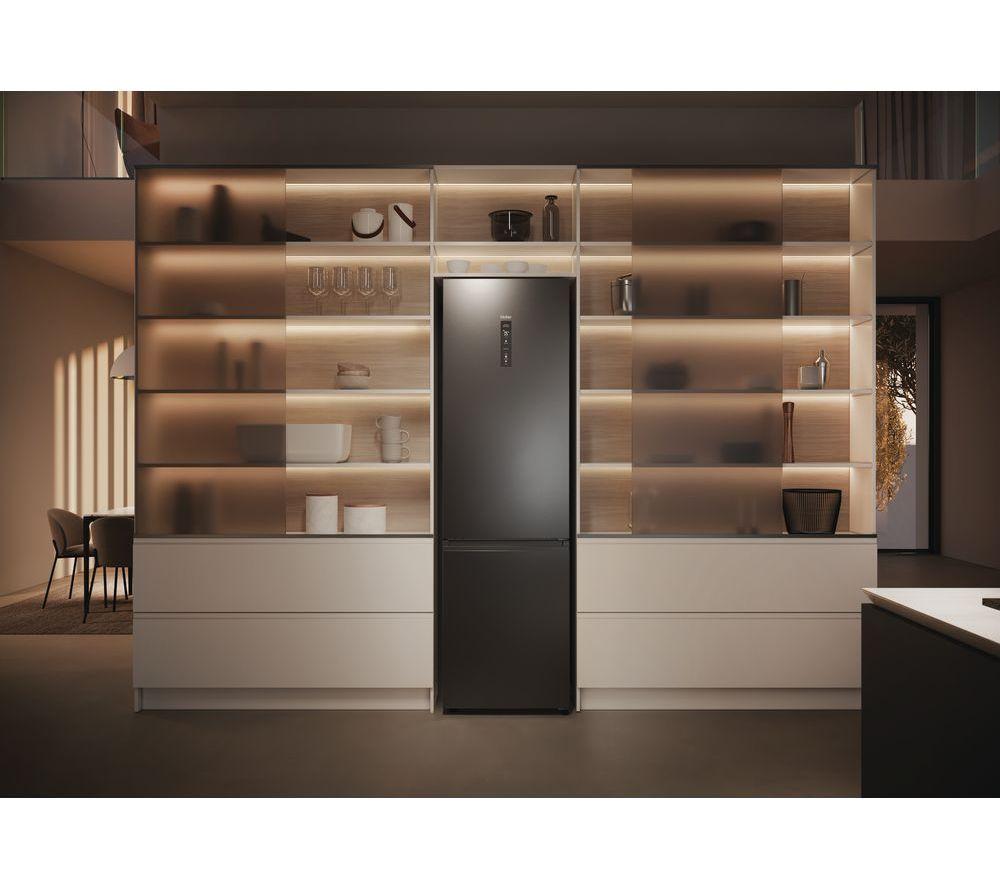 HAIER HDPW5620ANPD Smart 70/30 Fridge Freezer - Platinum Inox image number 16 of 26