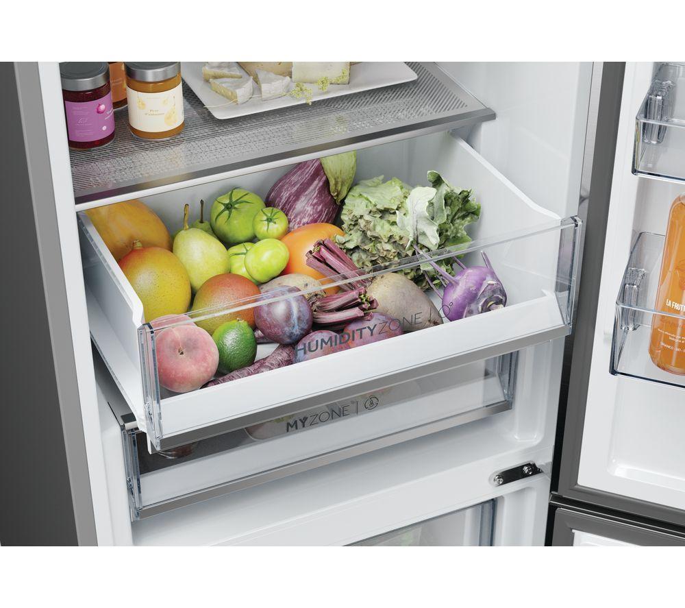 HAIER HDPW5620ANPD Smart 70/30 Fridge Freezer - Platinum Inox image number 20 of 26