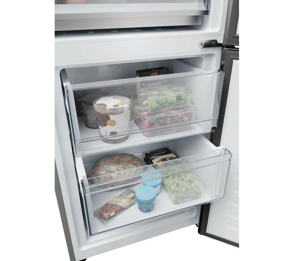 HAIER HDPW5620ANPD Smart 70/30 Fridge Freezer - Platinum Inox image number 23 of 26