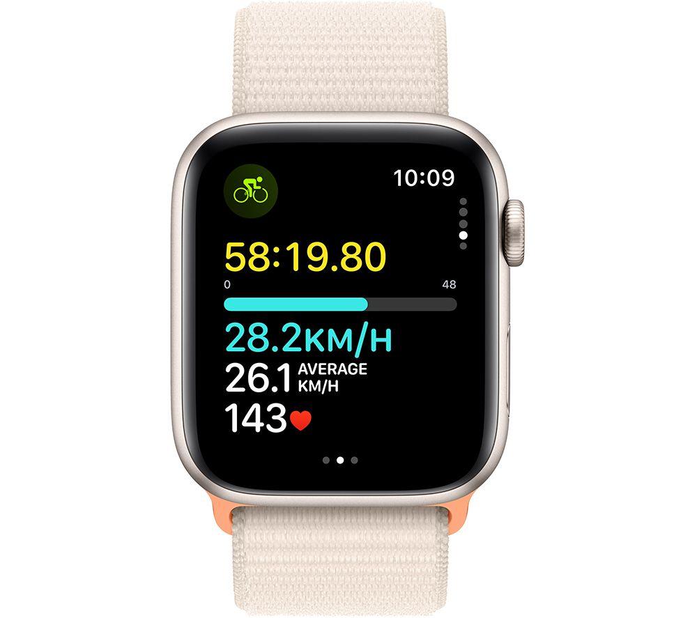 APPLE Watch SE (2023) - 44 mm Starlight Aluminium Case with Starlight Sport Loop - image 6