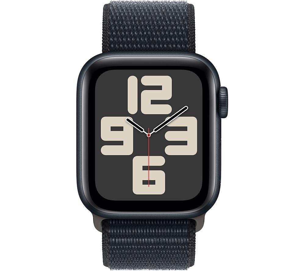 Buy APPLE Watch SE Cellular 2023 40 mm Midnight Aluminium Case with Midnight Sport Loop Currys