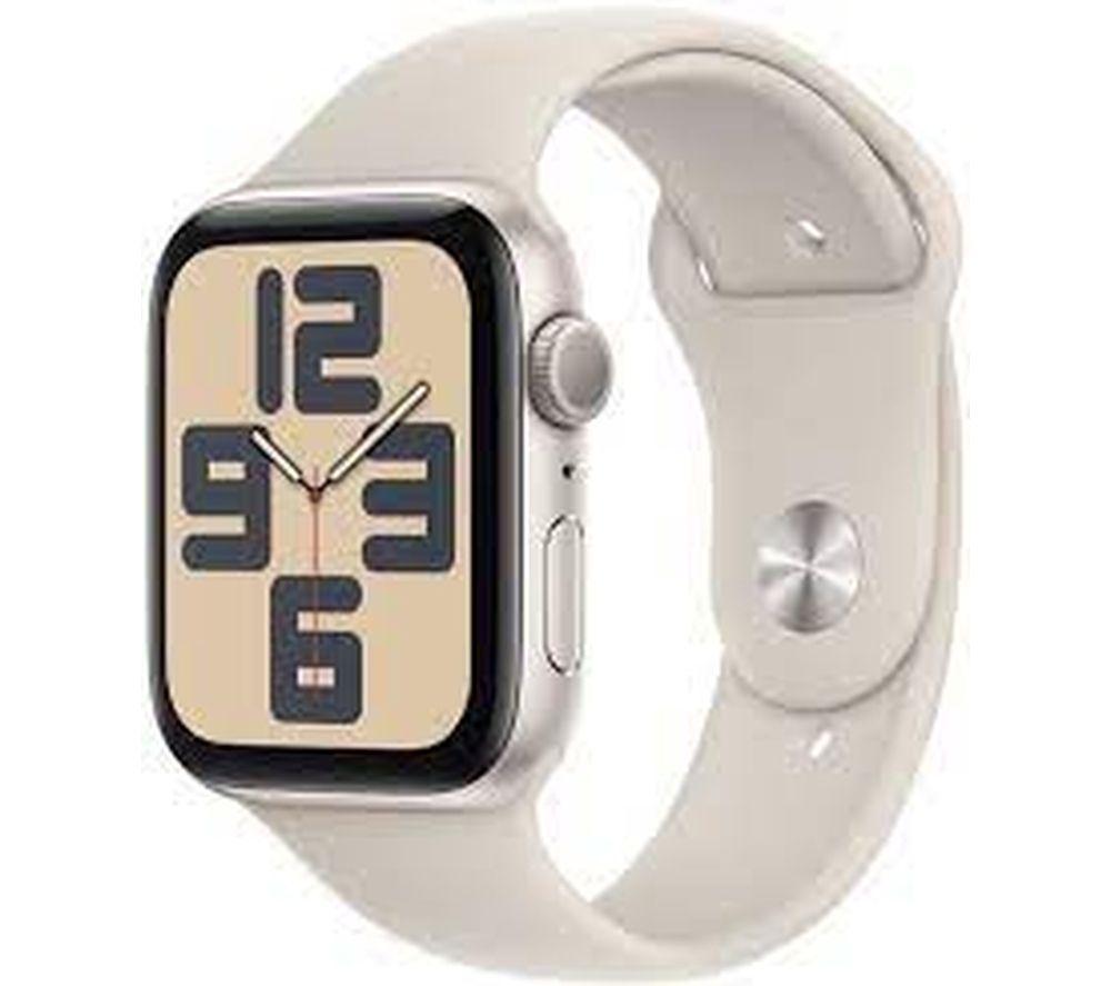 Buy APPLE Watch SE (2023) 44 mm Starlight Aluminium Case with