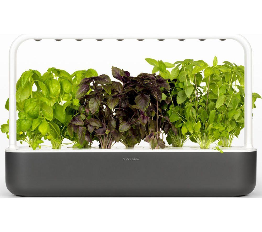 CLICK&GROW Smart Garden 9 Automatic Growing Pot - Grey, Silver/Grey