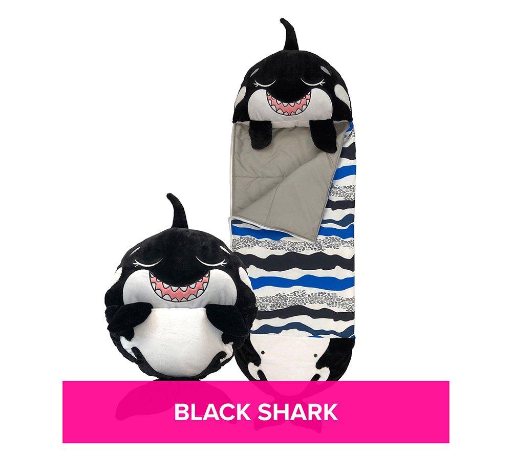 HAPPY NAPPERS Shark 2-in-1 Plush Toy & Sleeping Bag &ndash; Medium image number 2 of 10
