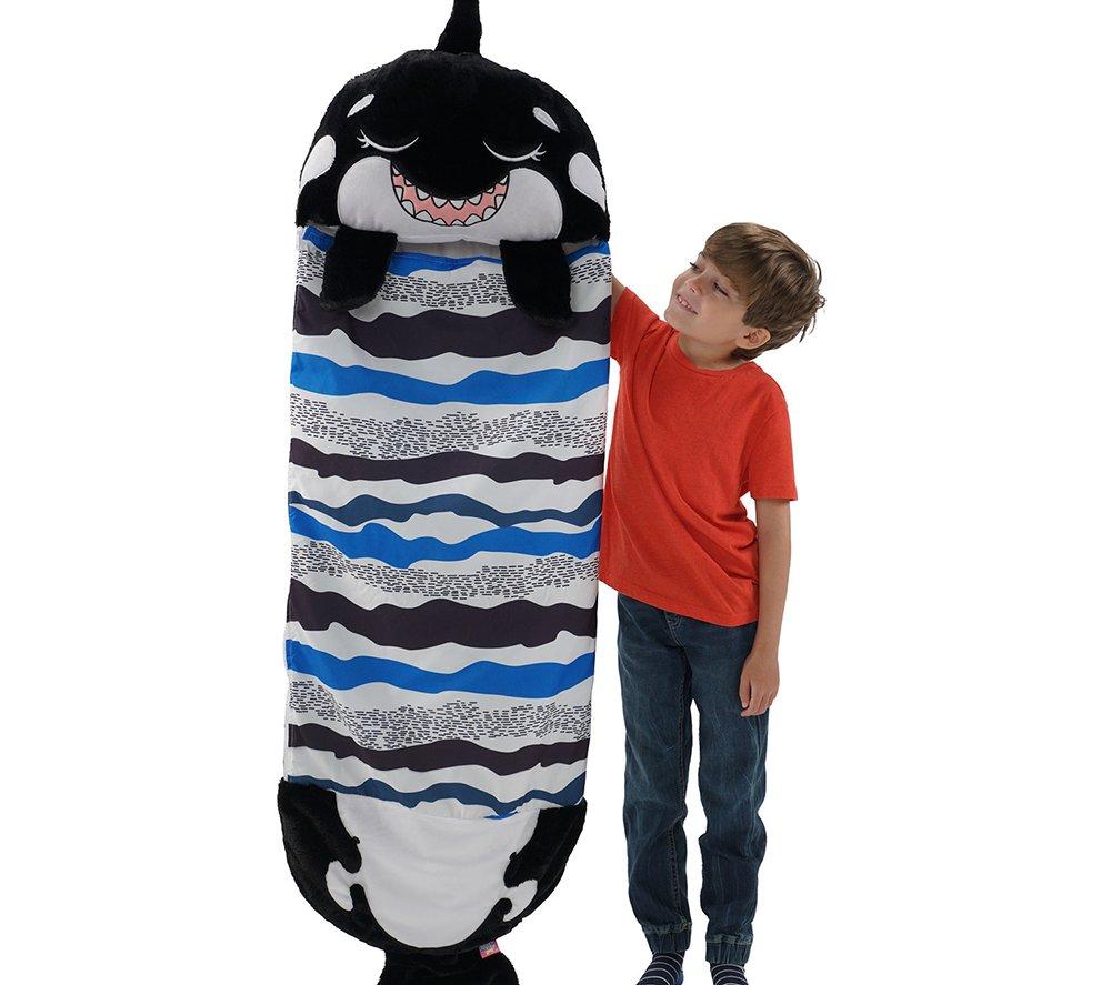 HAPPY NAPPERS Shark 2-in-1 Plush Toy & Sleeping Bag &ndash; Medium image number 7 of 10