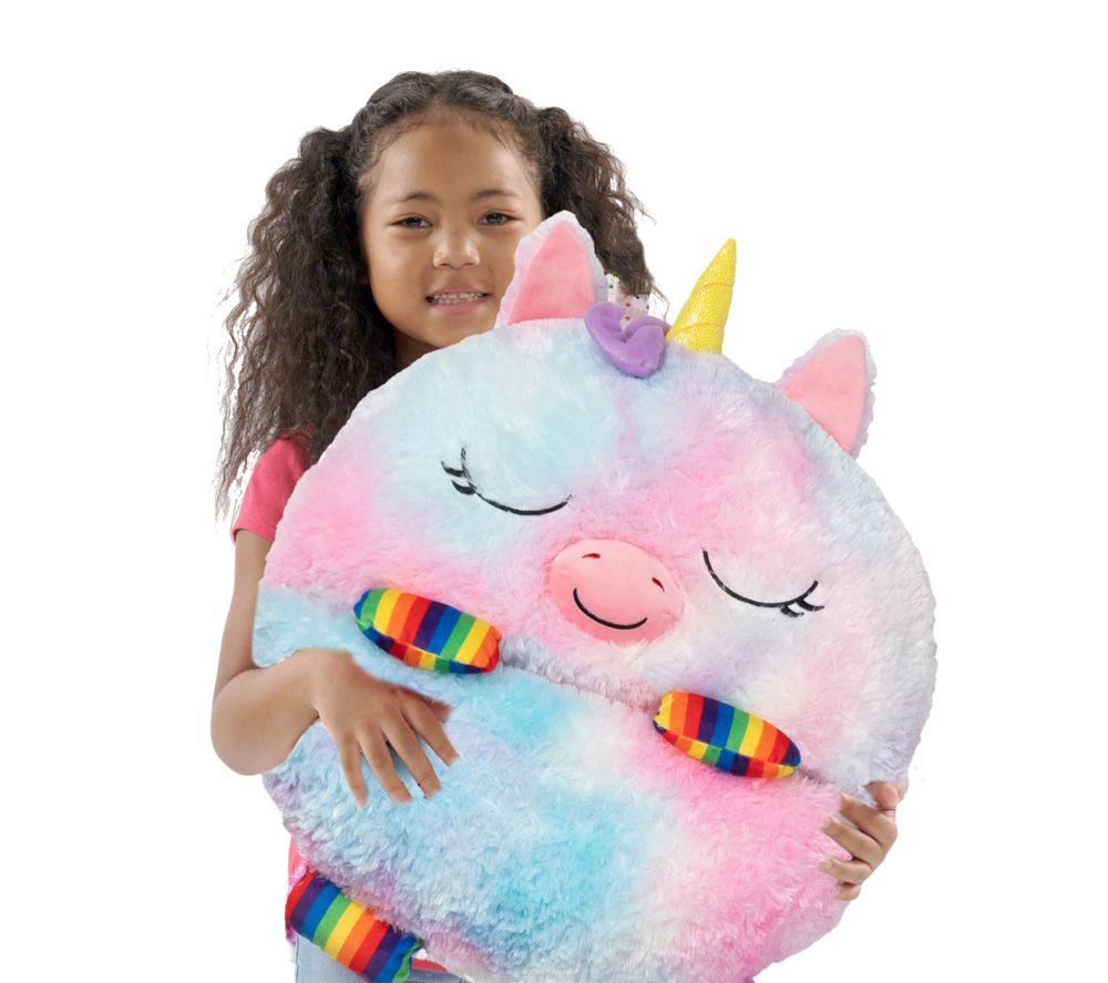 HAPPY NAPPERS Rainbow Unicorn 2-in-1 Plush Toy & Sleeping Bag &ndash; Large image number 2 of 7