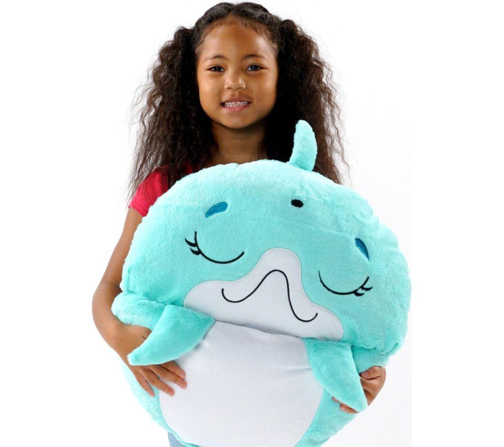 HAPPY NAPPERS Disco Dolphin 2-in-1 Plush Toy & Sleeping Bag &ndash; Medium image number 4 of 6