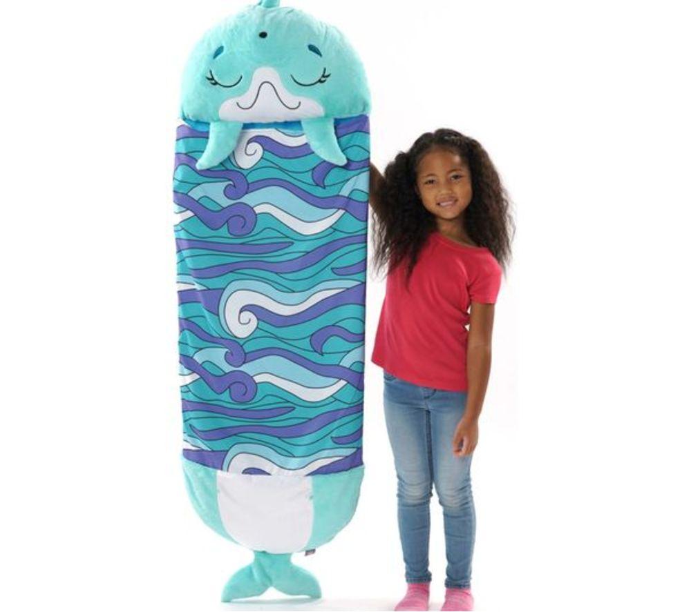 HAPPY NAPPERS Disco Dolphin 2-in-1 Plush Toy & Sleeping Bag &ndash; Large image number 2 of 6