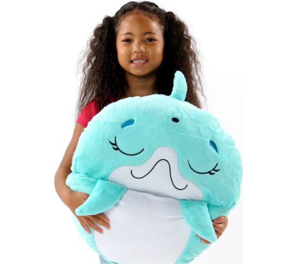 HAPPY NAPPERS Disco Dolphin 2-in-1 Plush Toy & Sleeping Bag &ndash; Large image number 3 of 6
