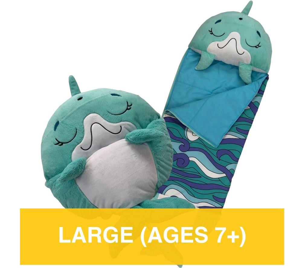 HAPPY NAPPERS Disco Dolphin 2-in-1 Plush Toy & Sleeping Bag &ndash; Large image number 4 of 6