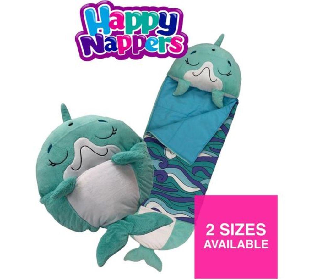 HAPPY NAPPERS Disco Dolphin 2-in-1 Plush Toy & Sleeping Bag &ndash; Large image number 5 of 6