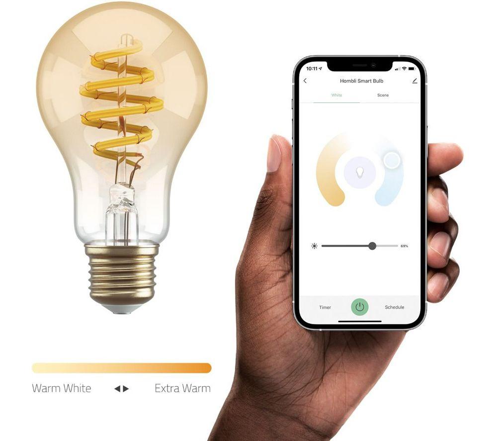 HOMBLI Hbeb-0112 Smart LED Light Bulb - E27, Amber image number 2 of 4