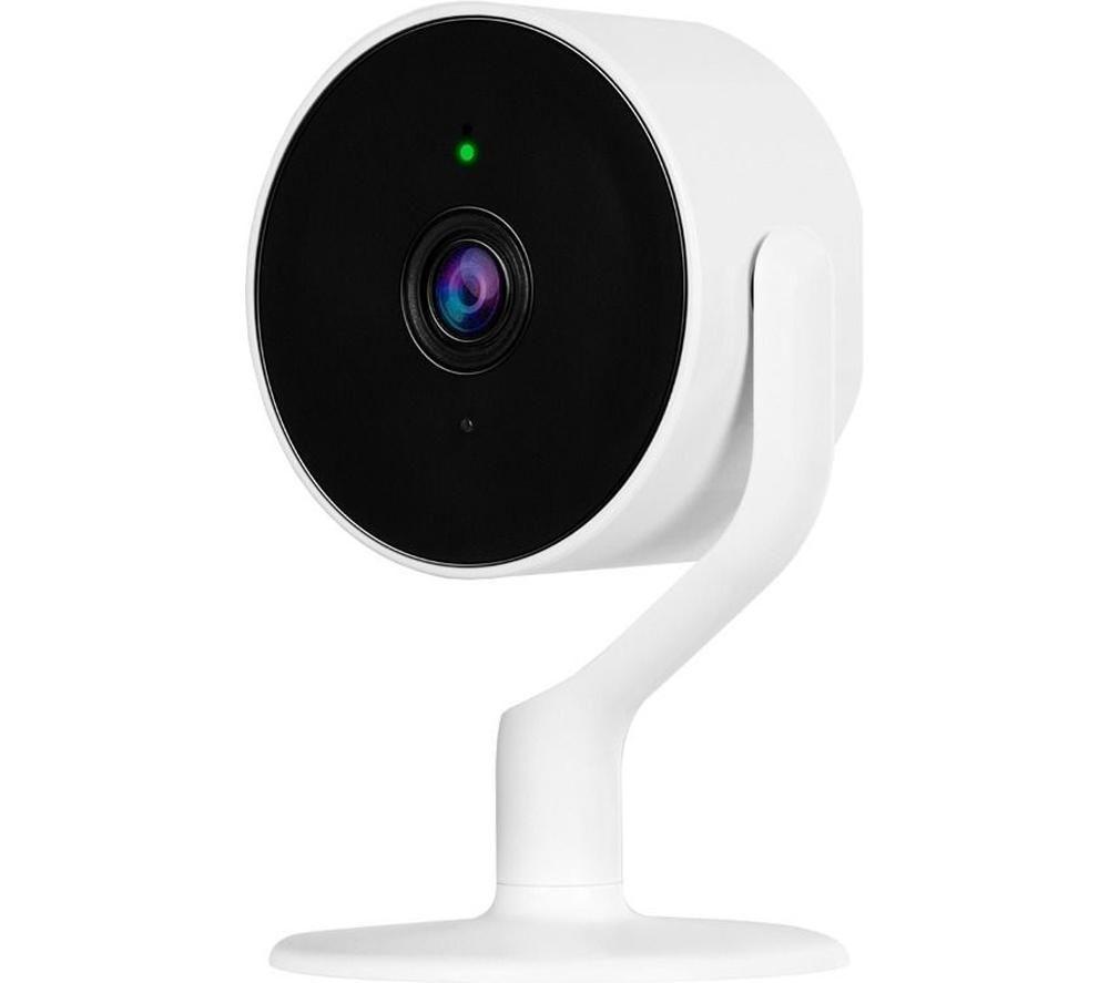 Hombli Smart Indoor Camera 1080P Full HD, Motion Detection, Night Vision, 2-Way Audio, Works with Alexa, Google Assistant, Control via App - White