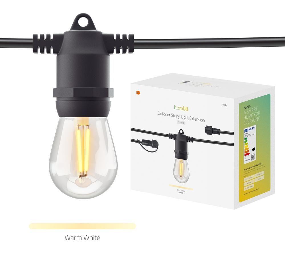 HOMBLI Smart HBBS-3129 String Lights Extension - Black image number 4 of 4