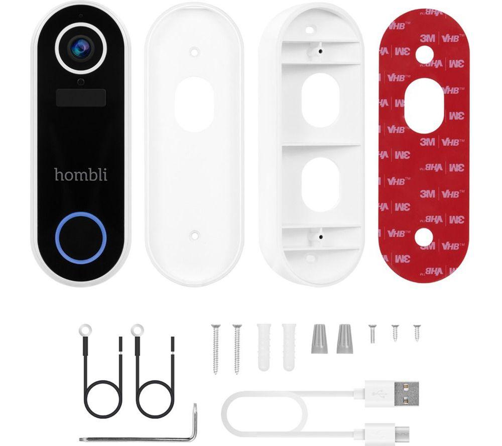 HOMBLI HBDB-0209 Smart Video Doorbell 2 - White image number 4 of 9