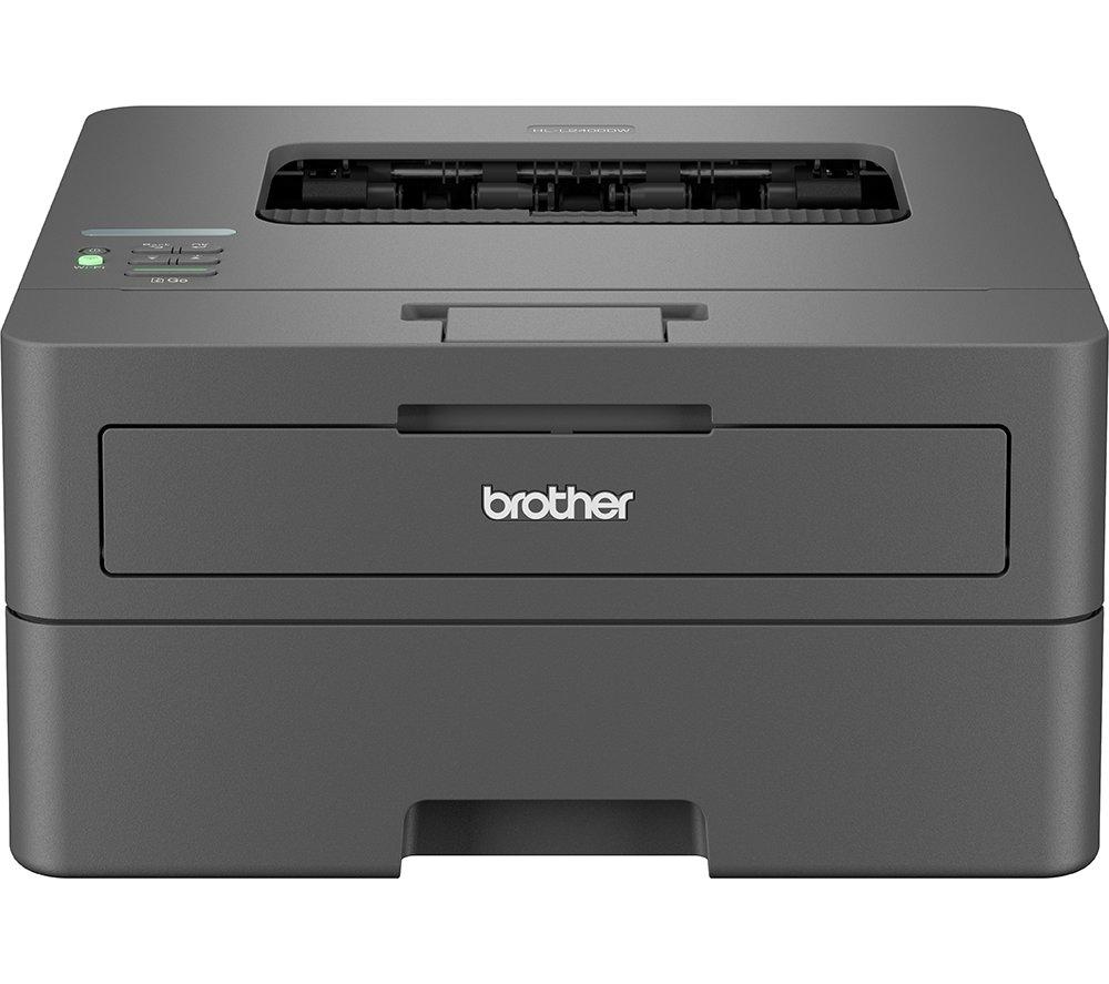 Image of BROTHER EcoPro HLL2400DWE Monochrome Wireless Laser Printer - Black, Black