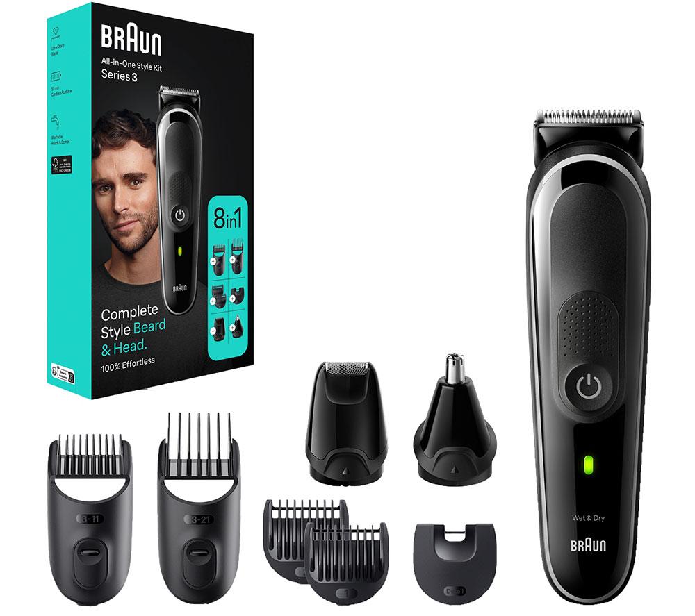 BRAUN Series 3 MGK3440 8-in-1 Styling Kit - Black image number 2 of 9