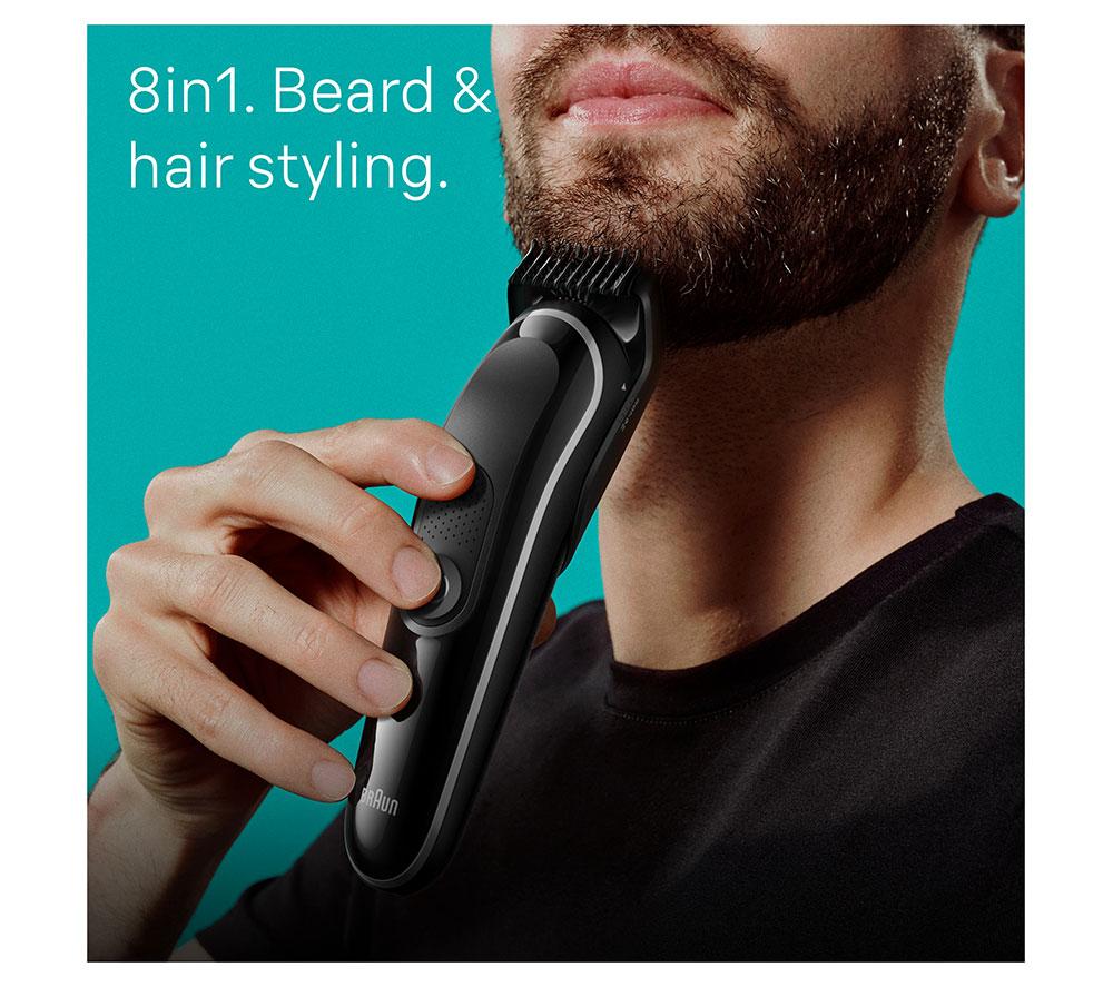 BRAUN Series 3 MGK3440 8-in-1 Styling Kit - Black image number 3 of 9