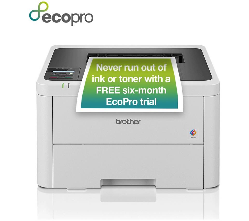 BROTHER EcoPro HLL3220CWE Wireless Laser Printer