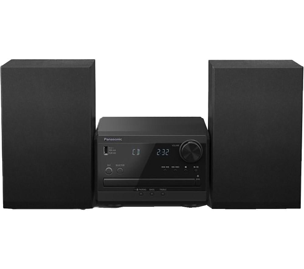 PANASONIC SC-PM272 Bluetooth Traditional Hi-Fi System - Black, Black