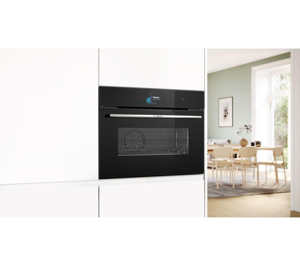 BOSCH Series 8 CSG7584B1 Built-in Compact Oven - Black image number 4 of 8