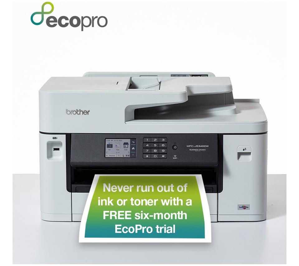 BROTHER EcoPro MFC-J5340DWE All-in-One Wireless Inkjet Printer with Fax