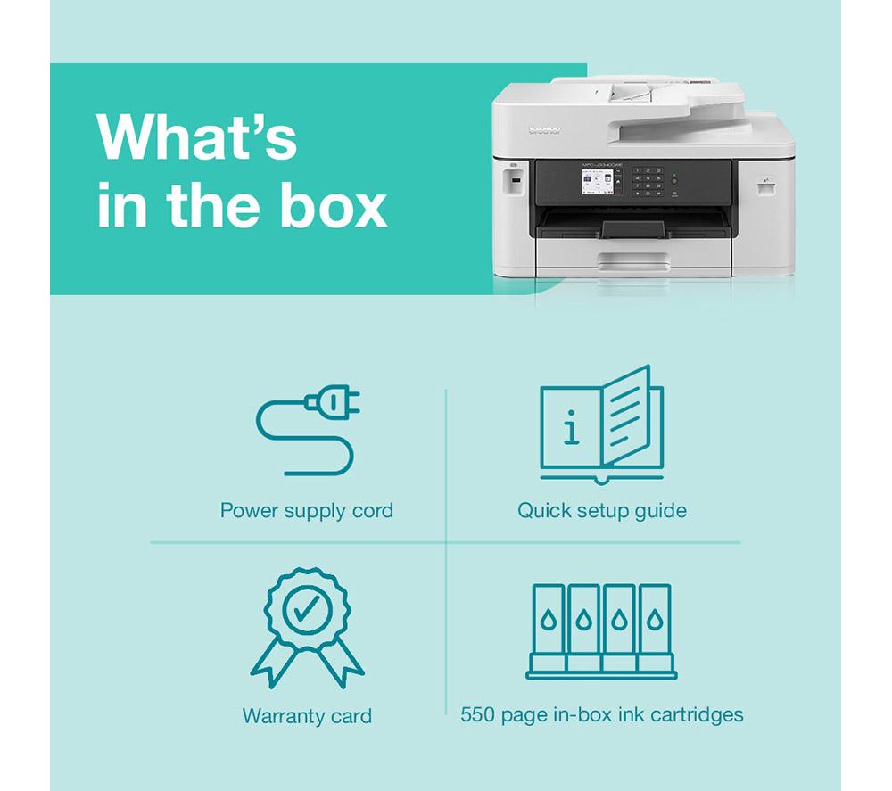 BROTHER EcoPro MFC-J5340DWE All-in-One Wireless Inkjet Printer with Fax image number 4 of 6