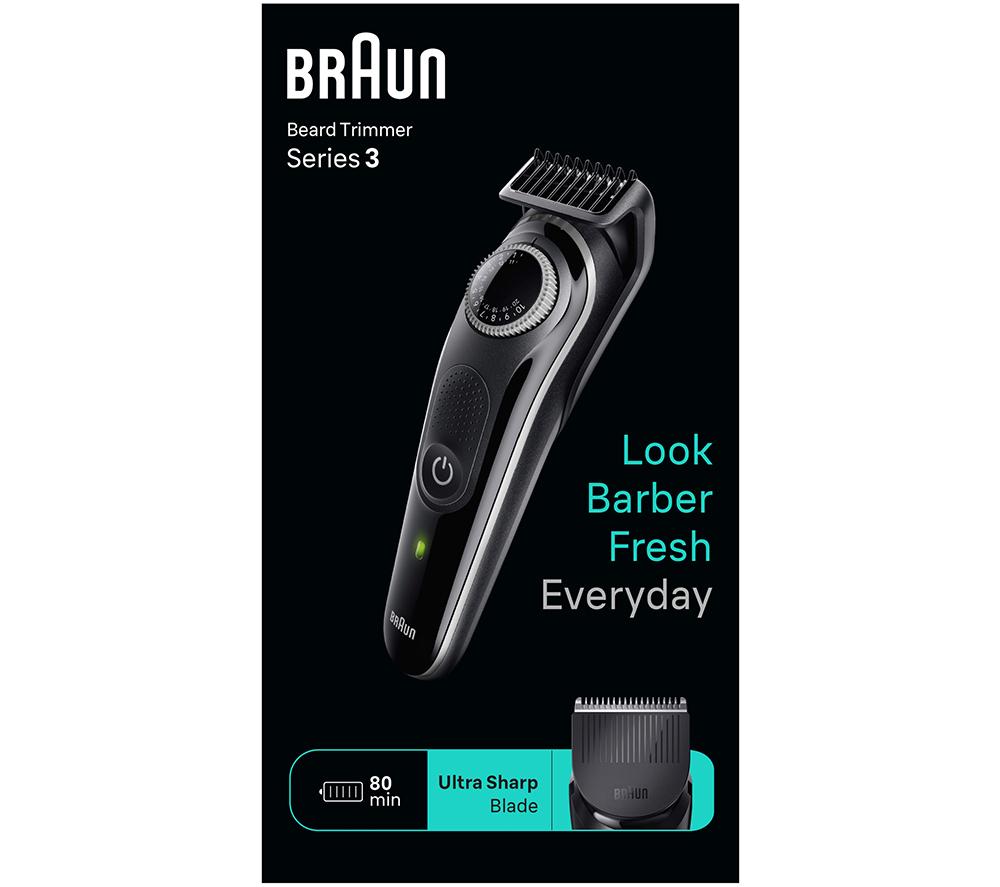 Buy BRAUN Series 3 BT3440 Beard Trimmer Black Currys